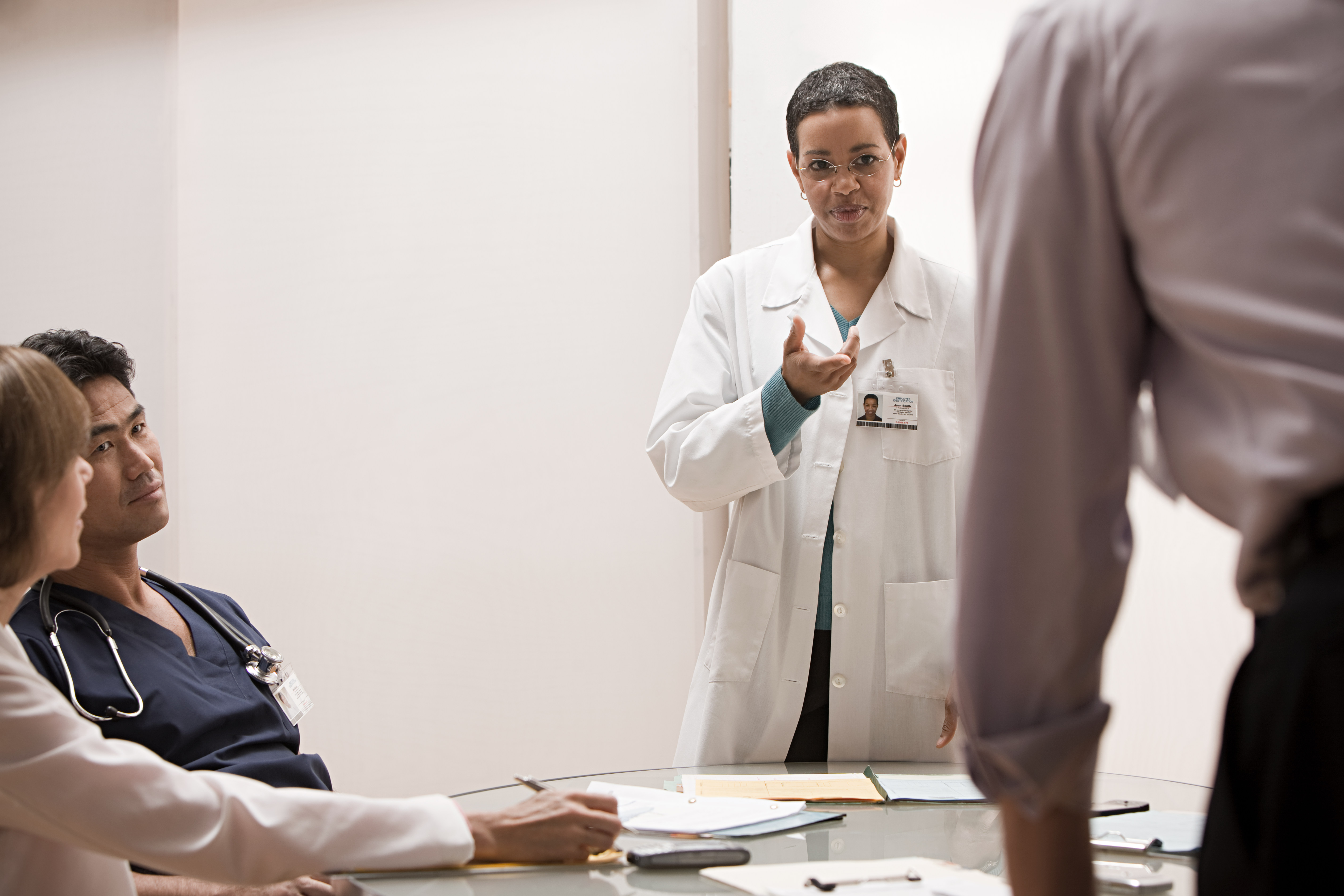 Doctors having a conversation